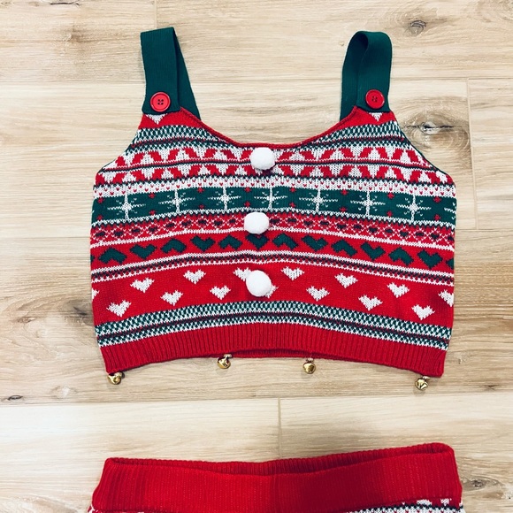 2 PIECE UGLY CHRISTMAS OUTFIT SIZE MEDIUM - Picture 4 of 6